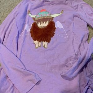 Long sleeved embellished tee